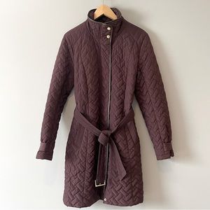 COLE Haan Quilted Long Coat